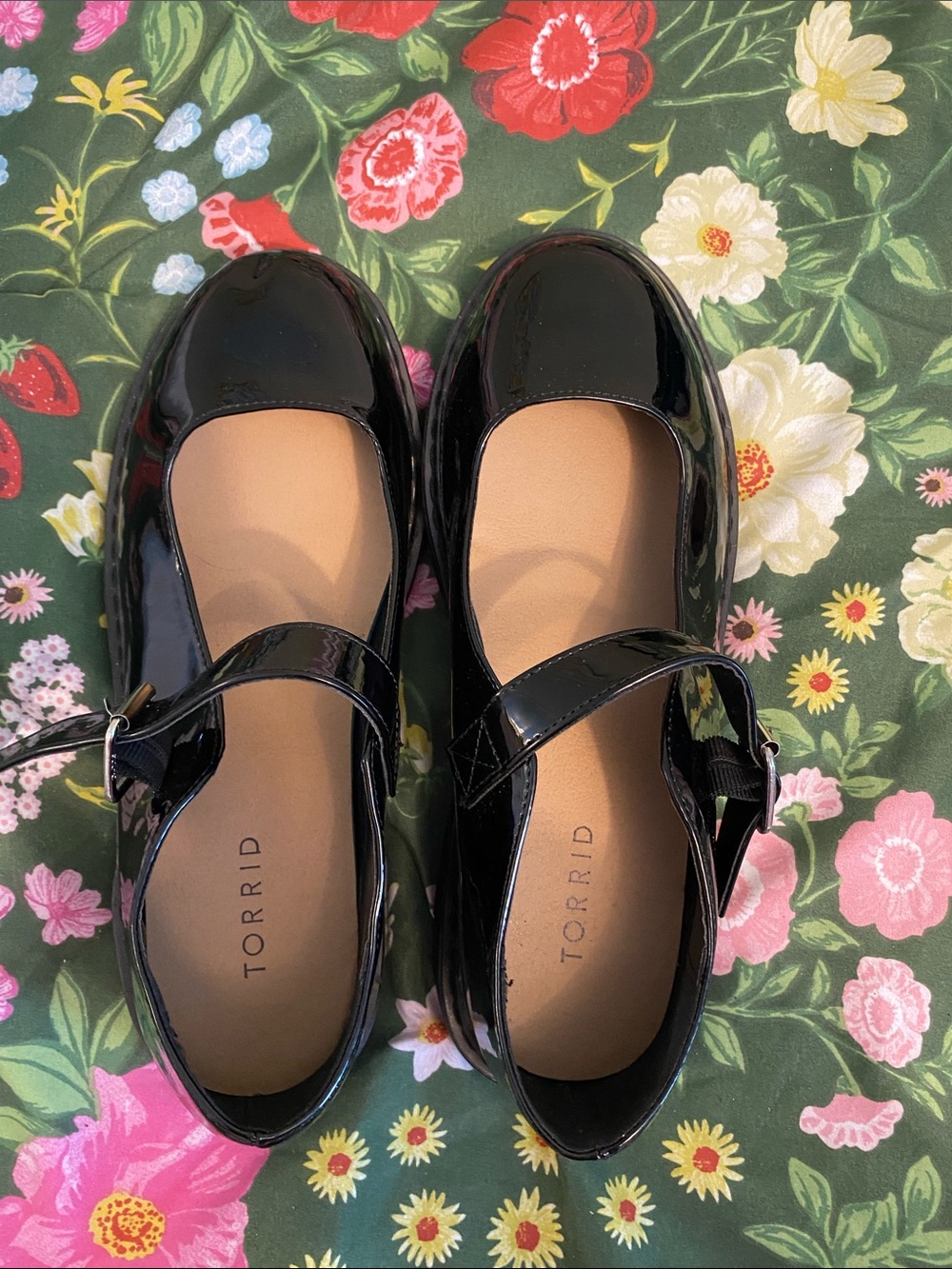 torrid Black Patent Mary Jane Ballet Flats